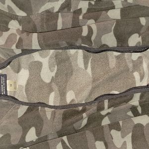 Camo fleece zip up